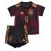 Billiga Tyskland Leon Goretzka #8 Barnkläder Borta fotbollskläder till baby VM 2022 Kortärmad (+ Korta byxor)